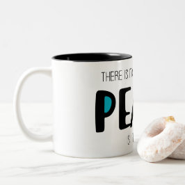 Frieden 2 zweifarbige tasse