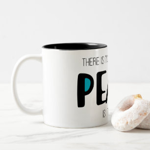 Frieden 2 zweifarbige tasse
