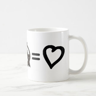 Frieden + Anarchie = Liebe Kaffeetasse