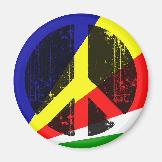 Frieden auf den Seychellen Magnet (Vorne)