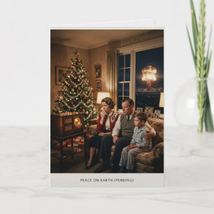 Frieden auf Erden in Aussicht Weihnachtsgrüße gege Karte