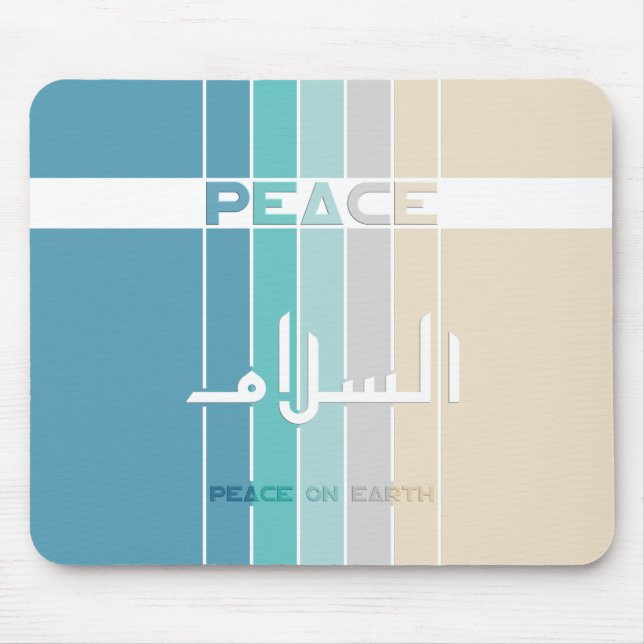 Frieden auf Erden Mousepad (Vorne)