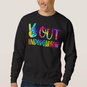 Frieden aus Kindergarten glücklich letzten Tag der Sweatshirt