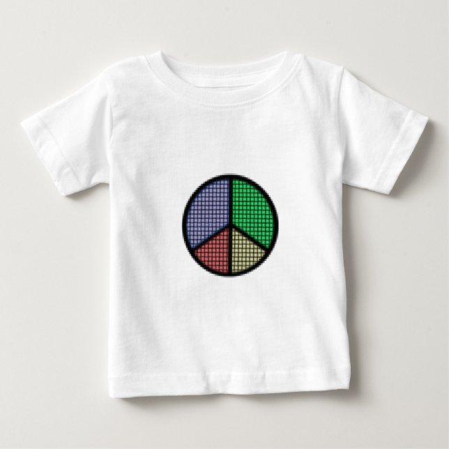 Frieden Baby T-shirt (Vorderseite)