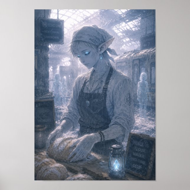 Frieden / Bäcker / Metro Poster (Vorne)