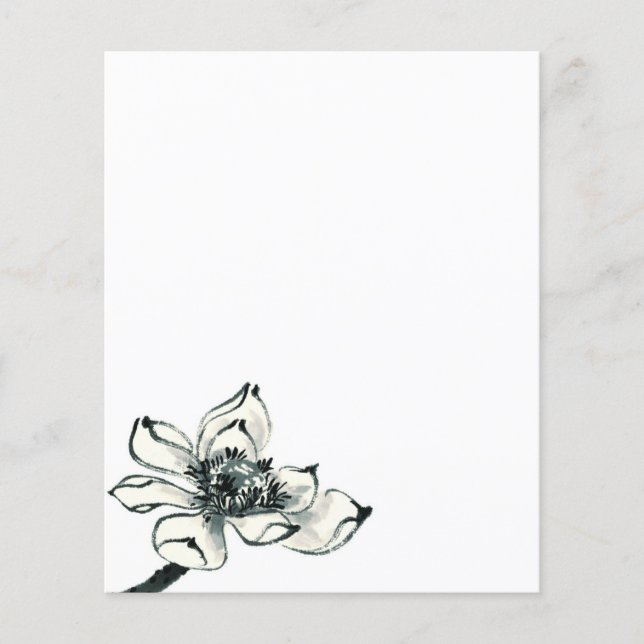 Frieden | Beautiful Watercolor Lotus (Vorderseite)