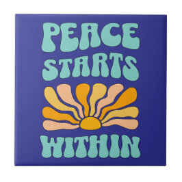 Frieden beginnt in fliese