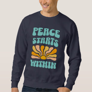 Frieden beginnt in sweatshirt