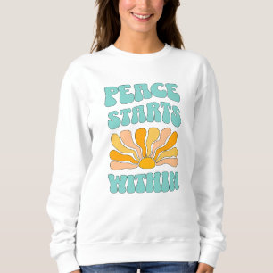 Frieden beginnt in sweatshirt