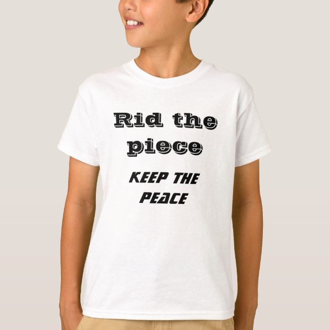 Frieden behalten, Kinder-T - Shirt (Vorderseite)