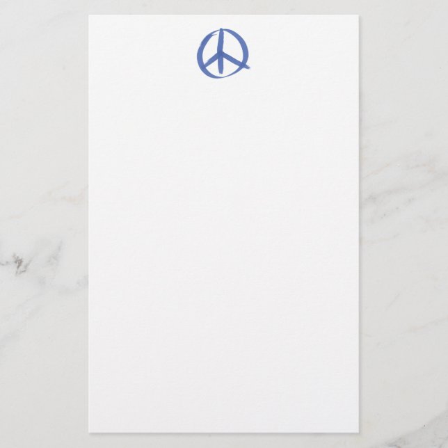 Frieden Briefpapier (Vorderseite)