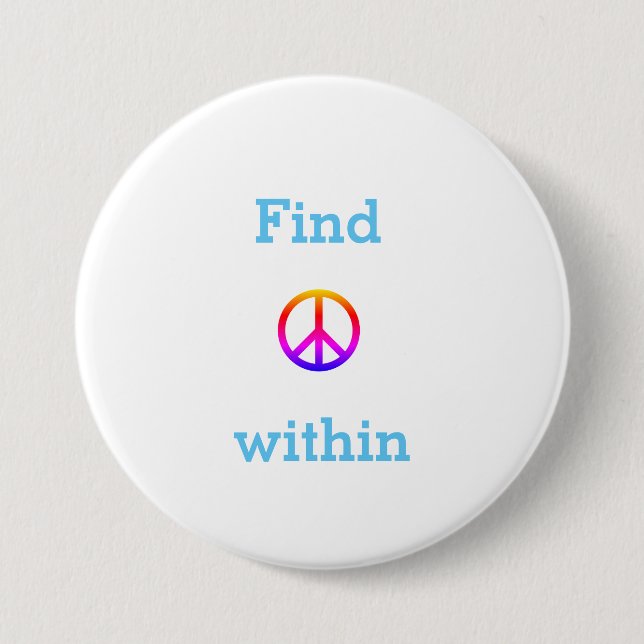 Frieden  button (Vorderseite)