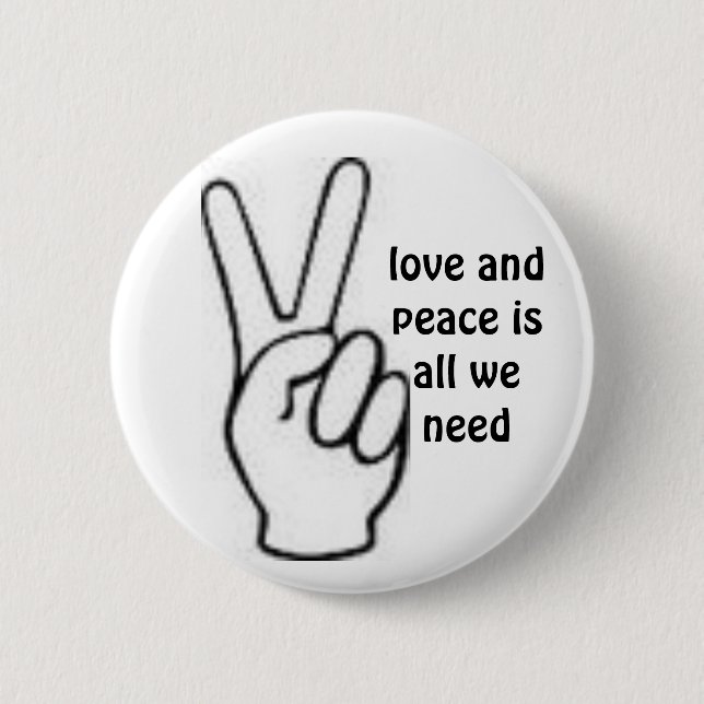 Frieden Button (Vorderseite)