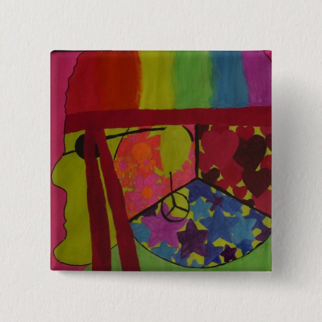 Frieden Button (Vorderseite)