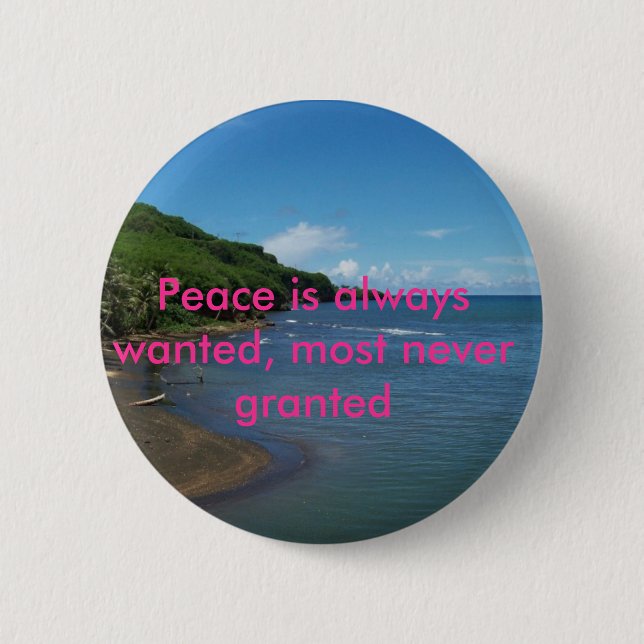 Frieden Button (Vorderseite)