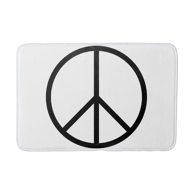Frieden (CND) Badematte (Vorderseite)