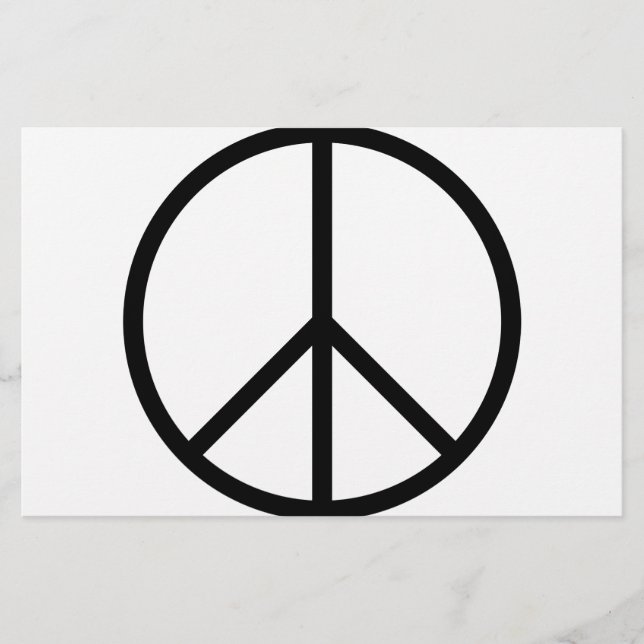 Frieden (CND) Briefpapier (Vorderseite)