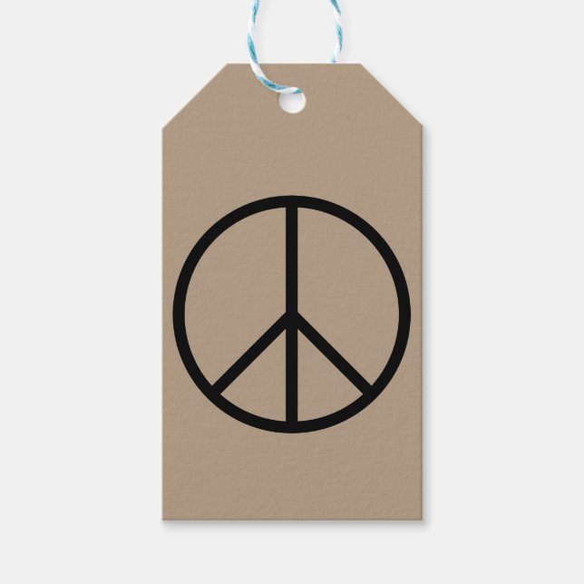 Frieden (CND) Geschenkanhänger (Vorderseite)