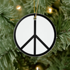 Frieden (CND) Keramik Ornament
