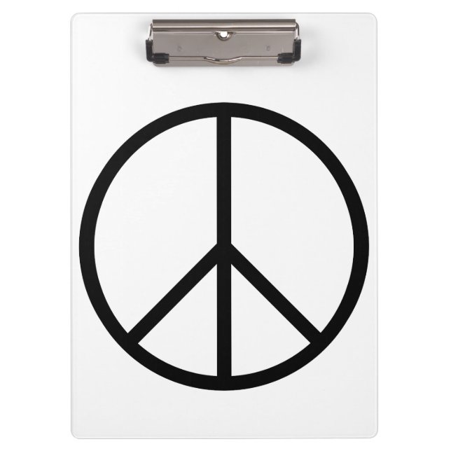 Frieden (CND) Klemmbrett (Vorderseite)