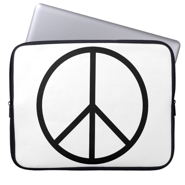 Frieden (CND) Laptopschutzhülle (Vorderseite)