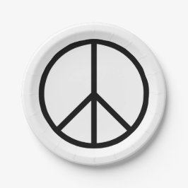 Frieden (CND) Pappteller