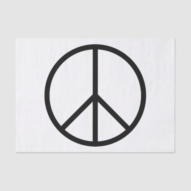 Frieden (CND) Seidenpapier (Vorderseite)