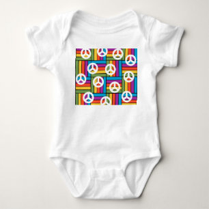 Frieden der 1970er baby strampler