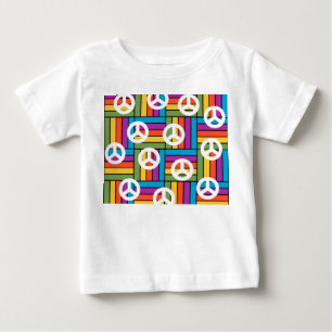Frieden der 1970er baby t-shirt