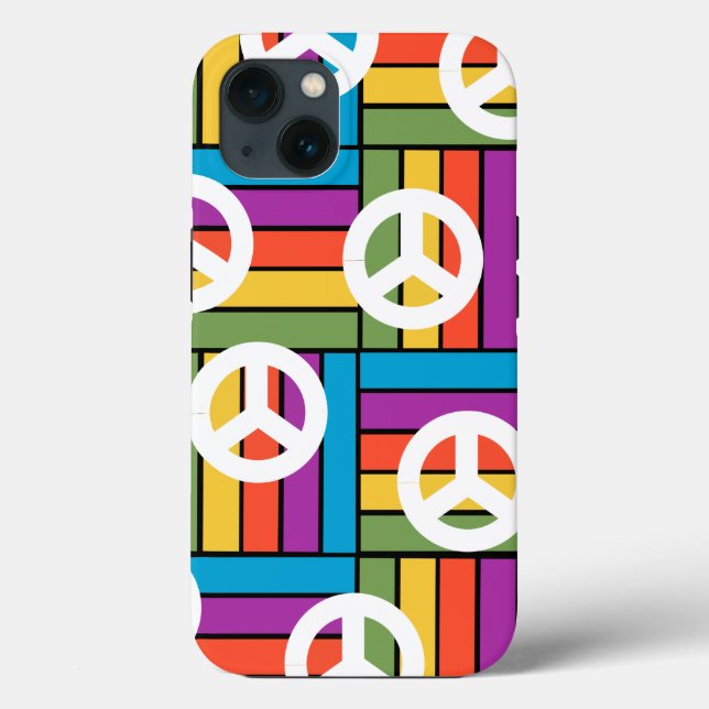 Frieden der 1970er Case-Mate iPhone hülle (Rückseite)