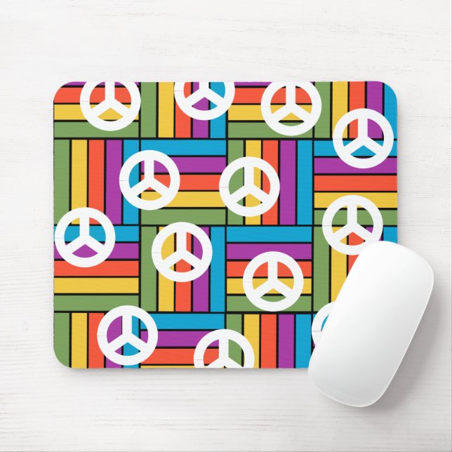 Frieden der 1970er mousepad (Mit Mouse)