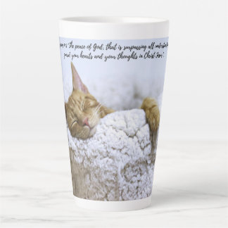 Frieden, der alles passiert...Cat Travel Mug - Milchtasse