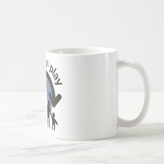 Frieden durch Spiel-Tasse Tasse (Rechts)