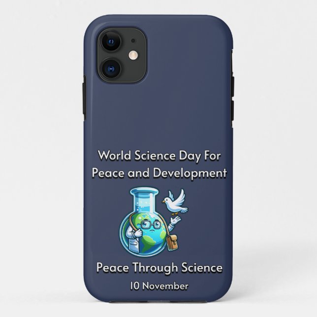 Frieden durch Wissenschaft. 11 November Case-Mate iPhone Hülle (Rückseite)