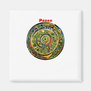 Frieden - Englisch Magnet