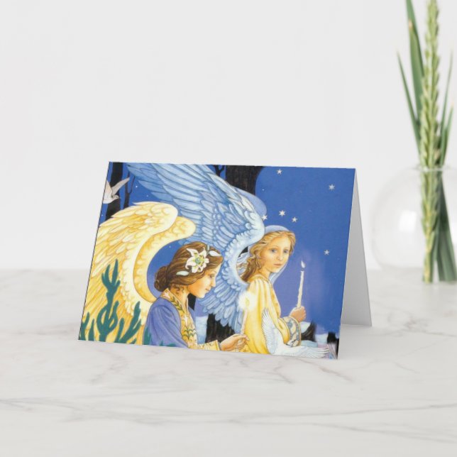 Frieden Feiertagskarte (Vorderseite)