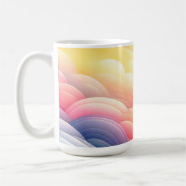 Frieden finden in den Puffy Dreamy Coluds Kaffeetasse