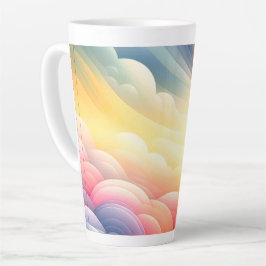 Frieden finden in den Puffy Dreamy Coluds Milchtasse