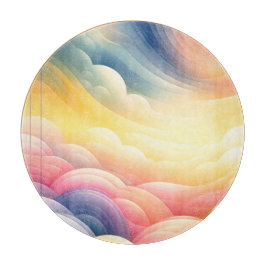 Frieden finden in den Puffy Dreamy Coluds Schneidebrett