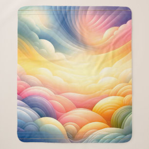 Frieden finden in den Puffy Dreamy Coluds Sherpadecke