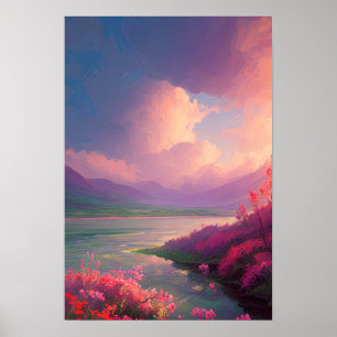 Frieden finden in der Schönheit der Natur Poster