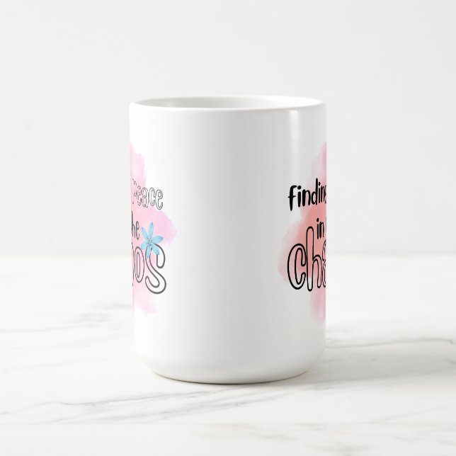 Frieden finden kaffeetasse (Mittel)