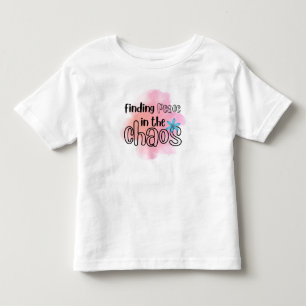 Frieden finden kleinkind t-shirt