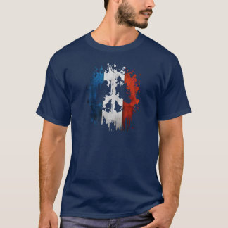 Frieden Frankreich T-Shirt