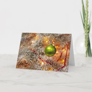 Frieden, Freude und der Zauber der Weihnachtskarte Feiertagskarte