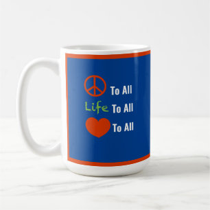 "Frieden für Alle" Kaffeetasse