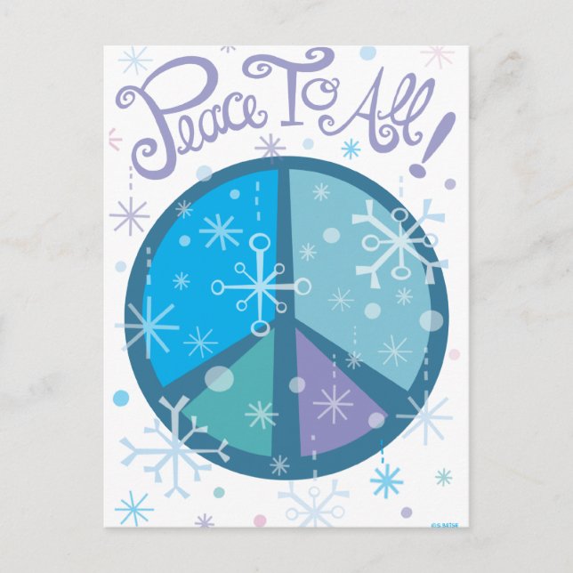 Frieden für alle! Postkarte (Vorderseite)