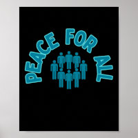 Frieden für alle Sticker Peace Sticker One World