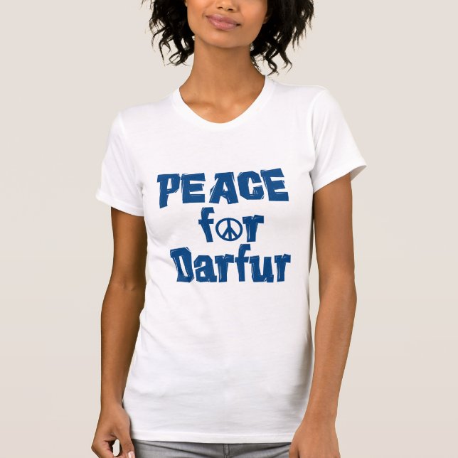 Frieden für Darfur 2 T-Shirt (Vorderseite)