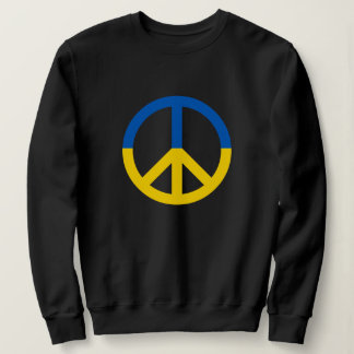 Frieden für die Ukraine - Blaue Farbe der gelben F Sweatshirt